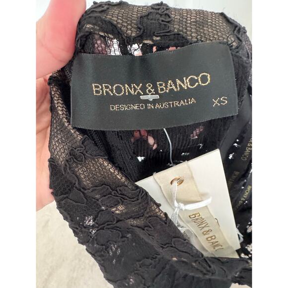 NWT Bronx and Banco Capri Noir Lace Pant Black Rare XS - Picture 6 of 6